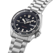 Seiko 5 sports SRPL85K1 - bracciale e cassa acciaio - quadrante nero con datario